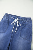 Ashleigh Drawstring Ankle Length Jeans