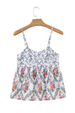 Floral Patchwork Babydoll Top