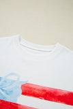 White Flag Bow Graphic Tee
