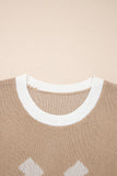 Horse Shoe Short Sleeve Sweater
