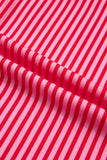 Red Stripe Button-Up Shirt