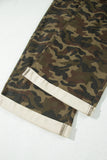 Camouflage Retro Grommet Loose Jeans