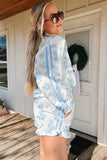 Floral PrintRuffle Hem matching set