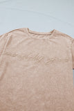 saved by grace Mineral Washed Cotton T Shirt