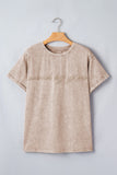 saved by grace Mineral Washed Cotton T Shirt