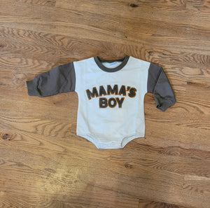 Mama's Boy bubble romper