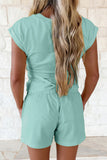 Short Sleeve Casual Two Piece Short Set