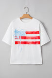 White Flag Bow Graphic Tee