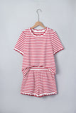 Red Stripe matching set