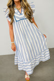 Sky Blue Stripe Dress