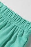 Raw Edge Oversized Top and Shorts Set