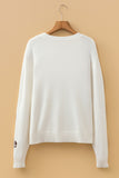 Sequin Football Sweater