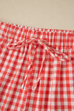 Red Plaid Shorts