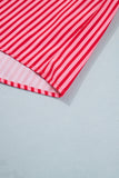 Red Stripe Button-Up Shirt