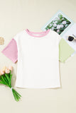 Corded Color block Tee
