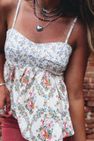 Floral Patchwork Babydoll Top