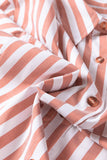 Ruffle Hem Bracelet Sleeve Shirt