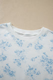 Floral PrintRuffle Hem matching set