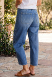 Ashleigh Drawstring Ankle Length Jeans