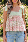 Green Babydoll Tank Top