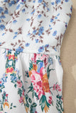Floral Patchwork Babydoll Top