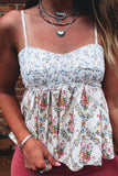 Floral Patchwork Babydoll Top