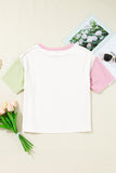 Corded Color block Tee