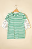 Green Stripe Top