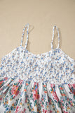 Floral Patchwork Babydoll Top