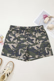 Plus Size Camo Shorts