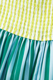 Patchwork Knot Strap Midi Dress