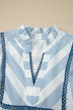 Sky Blue Stripe Dress