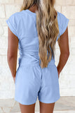 Short Sleeve Casual Two Piece Short Set