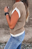 Horse Shoe Short Sleeve Sweater