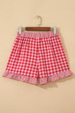 Red Gingham Shorts