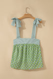 Green Babydoll Tank Top