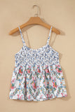 Floral Patchwork Babydoll Top