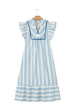 Sky Blue Stripe Dress