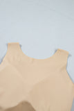 Oatmeal Wide Strap Tank Top