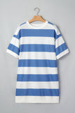 Blue Stripe Tee Dress