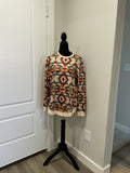 Southwest print sweatshirt