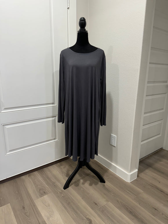 Plus size long sleeve dress