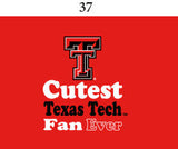 Texas Tech Toddler Short Sleeve T Shirt Print