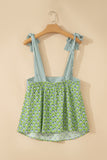 Green Babydoll Tank Top