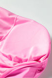 Pink Tunic Tank Dress Athletic Shorts Two Piece Set