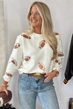 Sequin Football Sweater