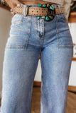 Cuffed  Women's WIDE LEG Jeans