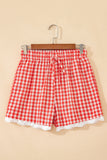 Red Plaid Shorts