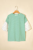 Green Stripe Top