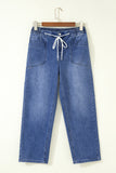Ashleigh Drawstring Ankle Length Jeans